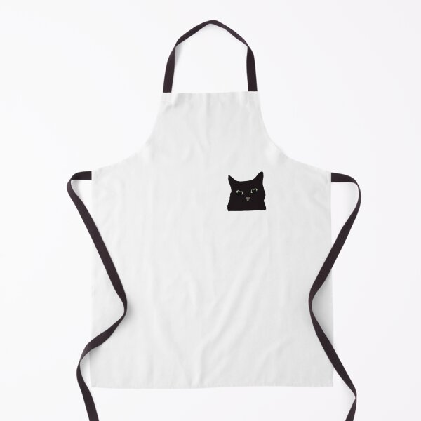 Item preview, Black Cat Peeking designed and sold by Sarah Ferree.