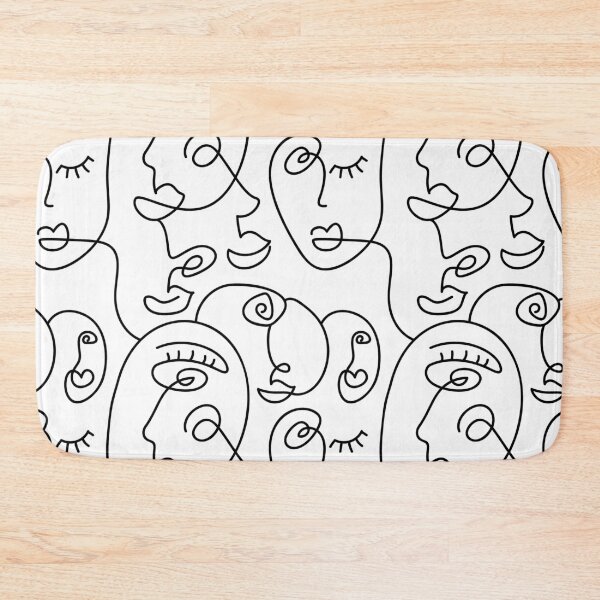 Item preview, Face It - Line Art Hand Drawing pattern designed and sold by Artcraft-Ink.
