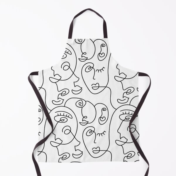 Item preview, Face It - Line Art Hand Drawing pattern designed and sold by Artcraft-Ink.