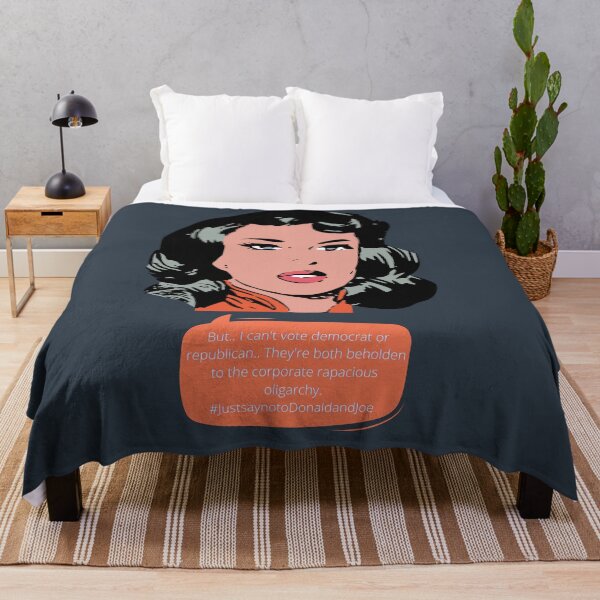 Item preview, Funny 50s retro Election 2020 #JustsaynotoDonaldandJoe designed and sold by hausofbutterfly.