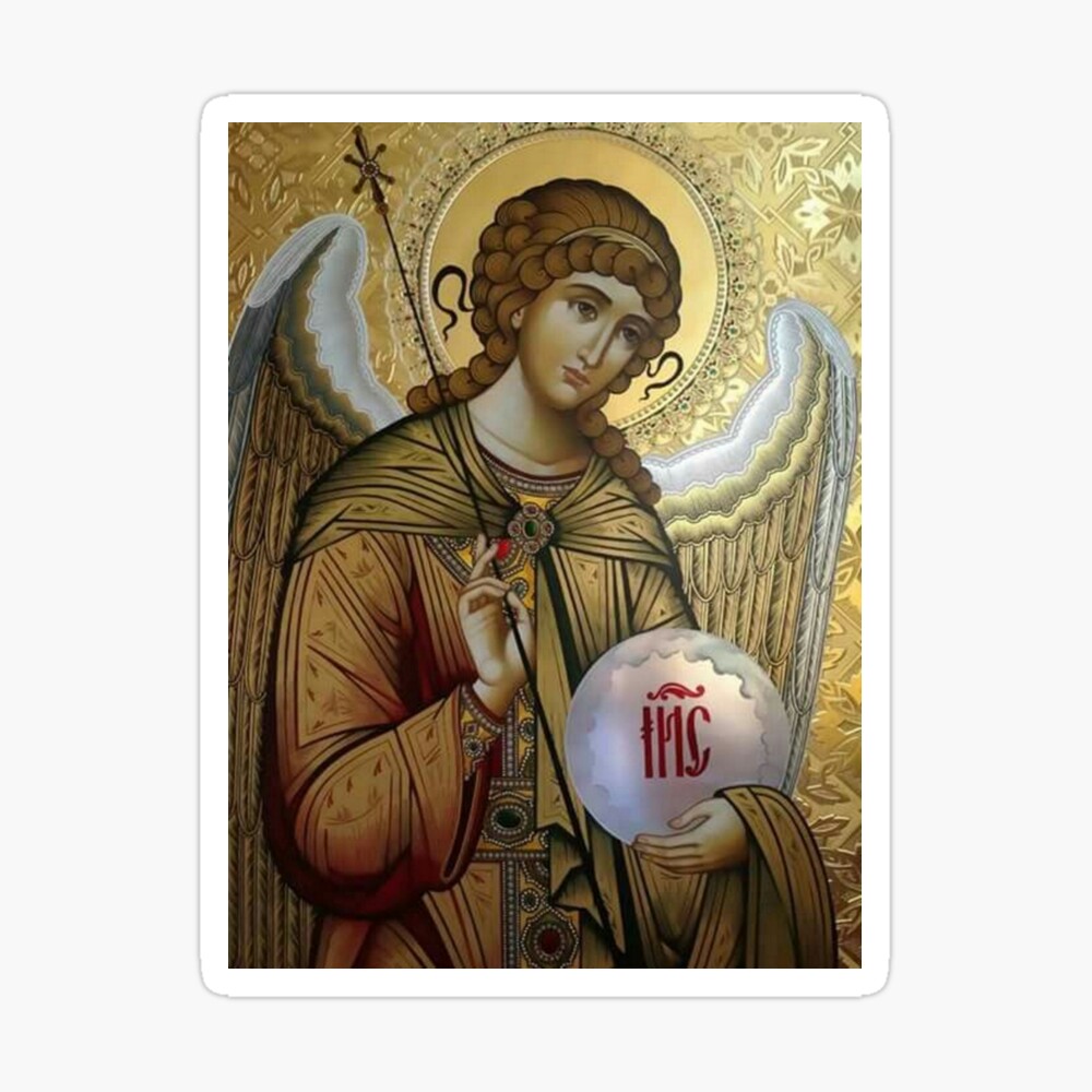 Archangel Michael - Beautiful and Elegant Gold and Silver
