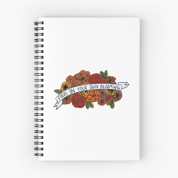 Item preview, “Focus on your own blooming” life quote motivational self care  designed and sold by Momenti.