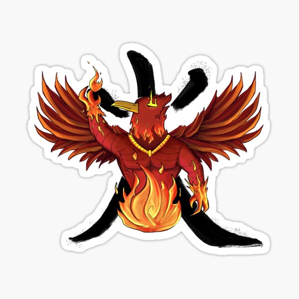 Fervent Phoenix Sticker