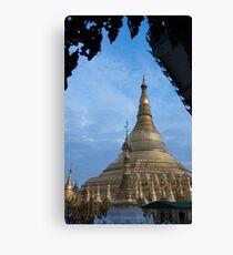 framed pagoda Canvas Print