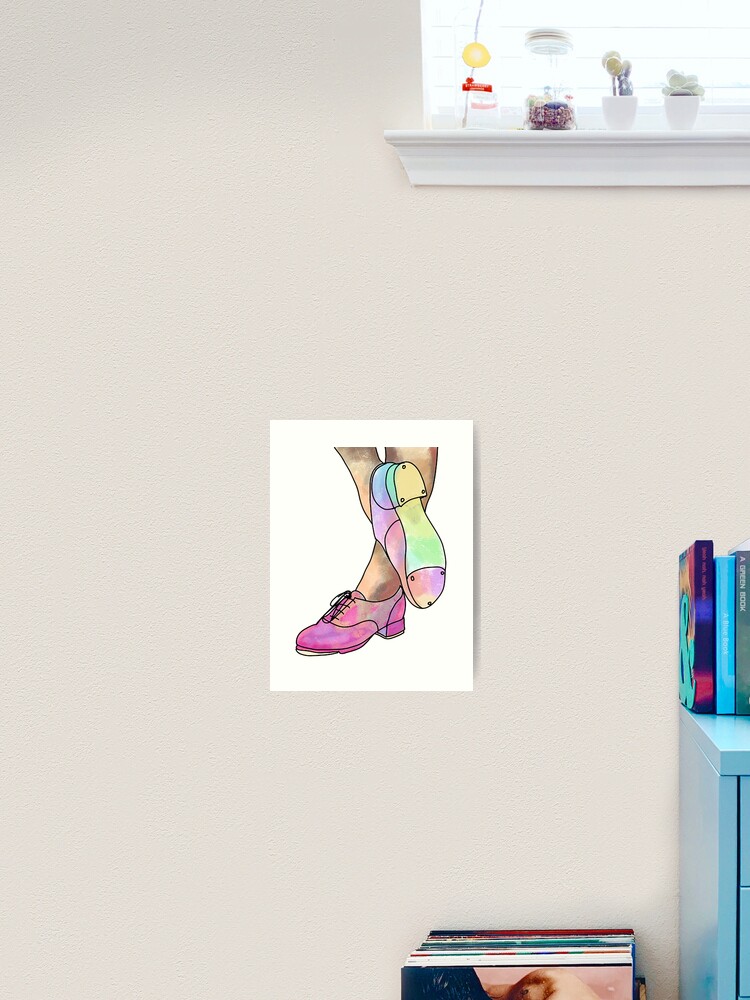 Watercolor Tap Dance Shoes Socks for Sale by Tara Barnaba