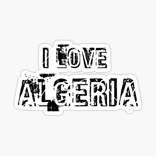 I love Algeria Sticker