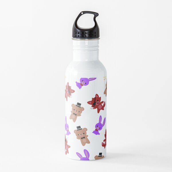 Cute Fnaf Pattern Water Bottle