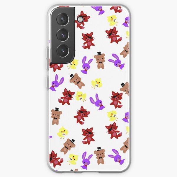Cute Fnaf Pattern Samsung Galaxy Soft Case