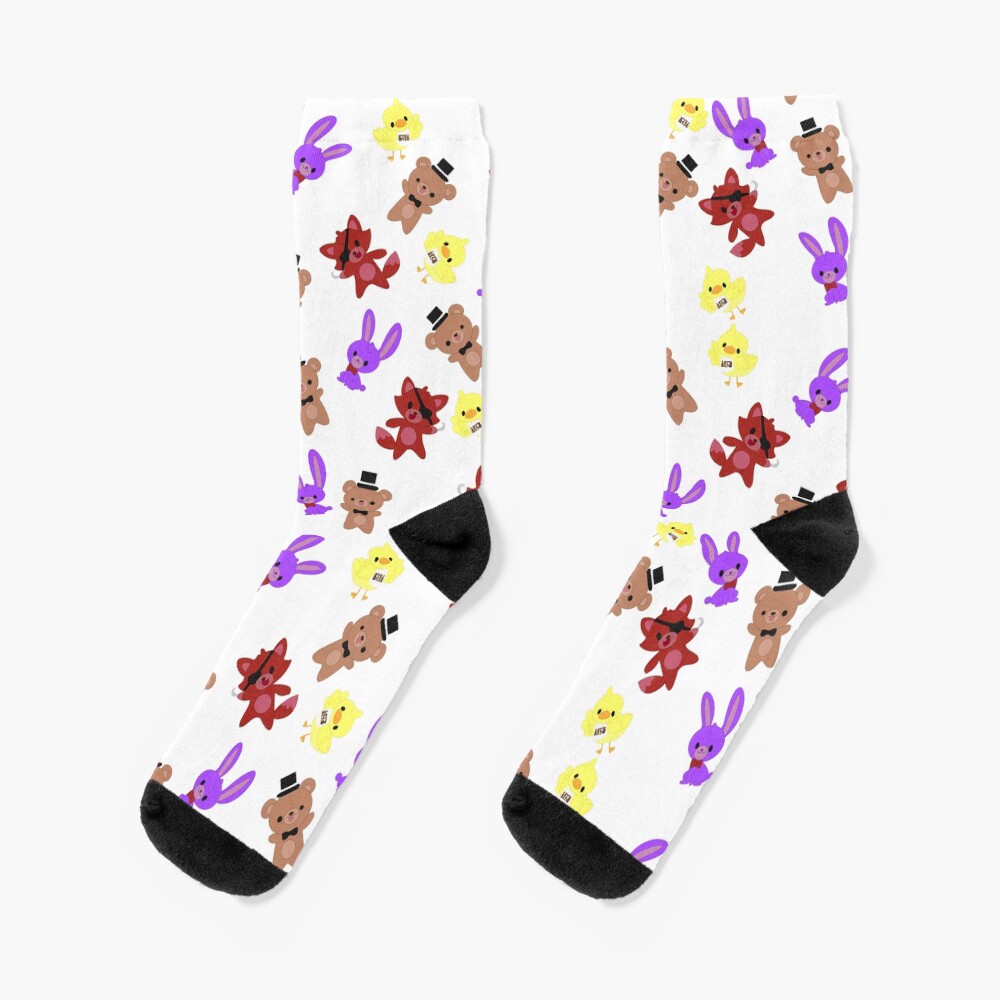 "Cute Fnaf Pattern" Socks for Sale by DesignzByAnna Redbubble