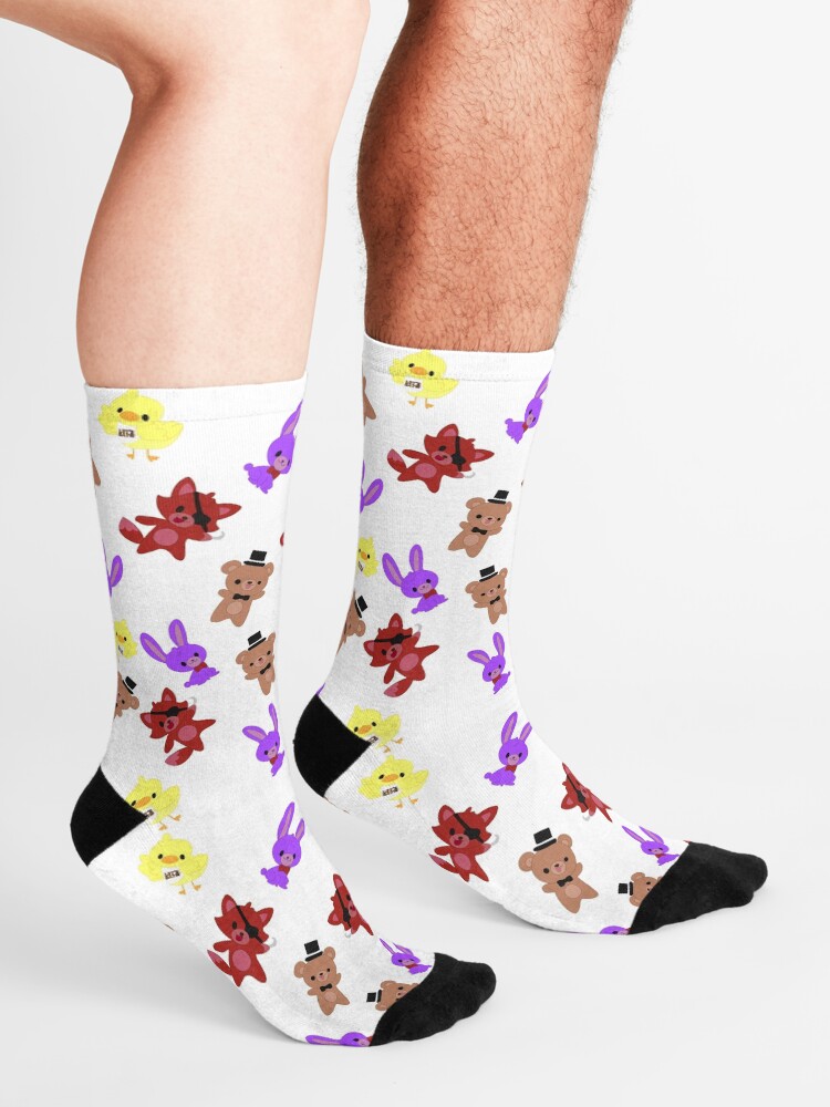 "Cute Fnaf Pattern" Socks by DesignzByAnna Redbubble