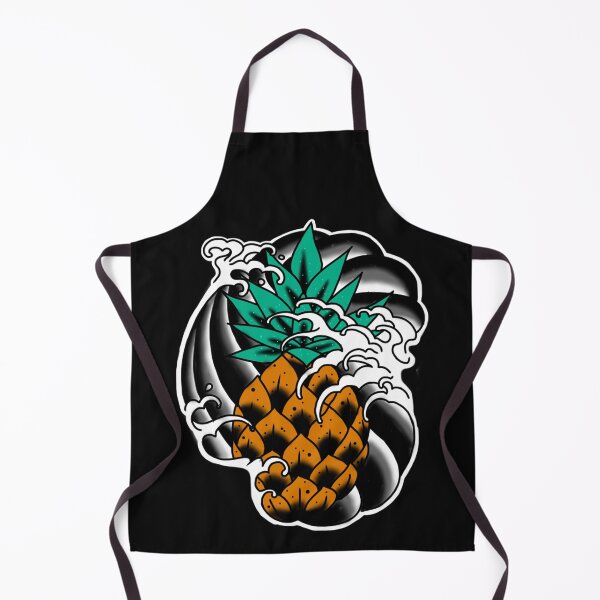 Item preview, pineapple oriental tattoo designed and sold by rafaelwolf.