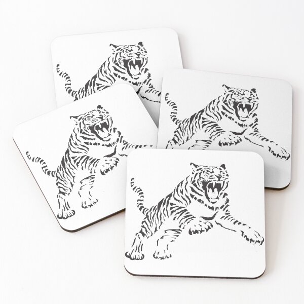 Item preview, Giant leaping  tiger  designed and sold by SUMI bloom .