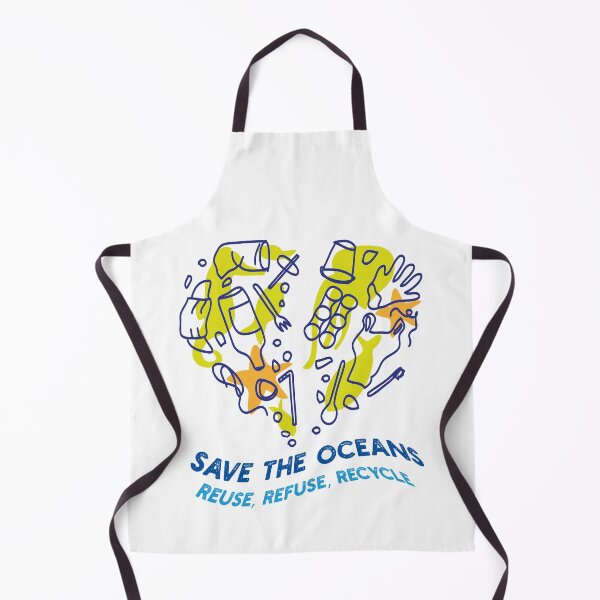 Item preview, Save the Oceans Heart Shaped Ocean Junk | Ocean Pollution, Climate Change, Reduce Reuse Recycle designed and sold by ibeargifts.