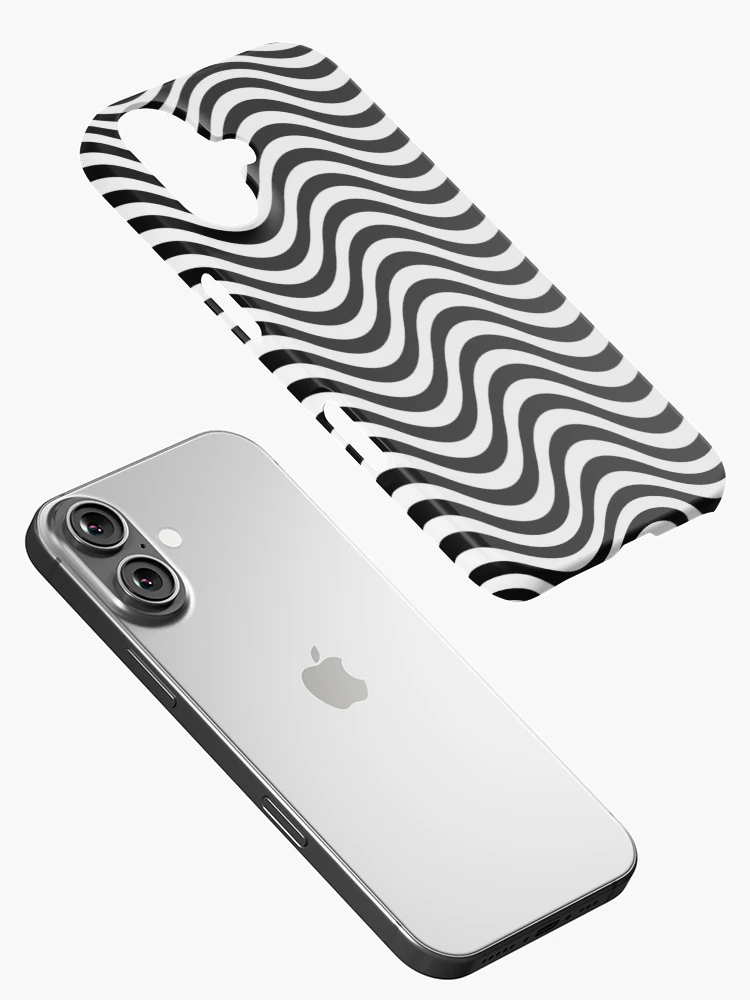 Thumbnail 2 of 4, iPhone Case, Wave Pattern designed and sold by HasnatDesignss.