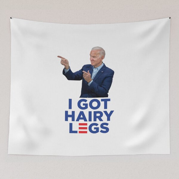 Item preview, I Got Hairy Legs - Joe Biden Logo Parody designed and sold by BeerBro-Designs.