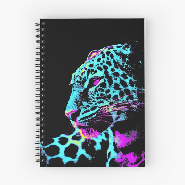 Item preview, Leopard Snow Leopard Blue and Pink designed and sold by Sabbaht.