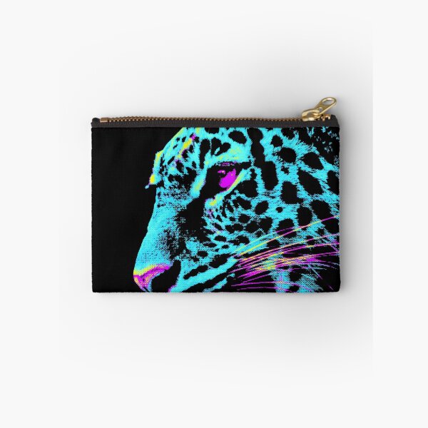 Item preview, Leopard Snow Leopard Blue and Pink designed and sold by Sabbaht.