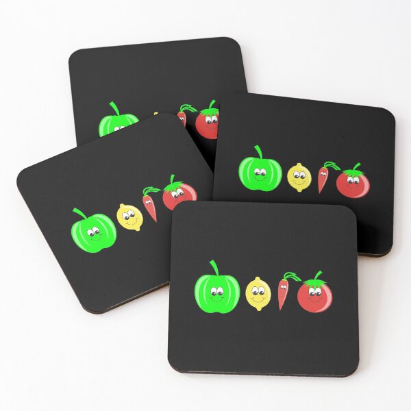 Item preview, Vegetable lime carrot tomato fruit designed and sold by greengoodnich.