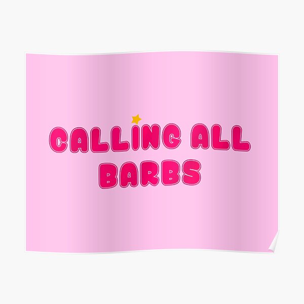 calling all barbs Poster