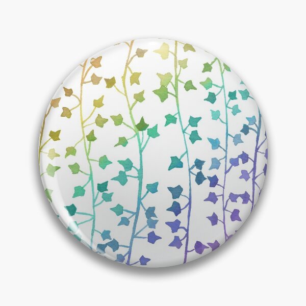 Item preview, Patrón de vides pastel acuarela arco iris designed and sold by monitdesign.