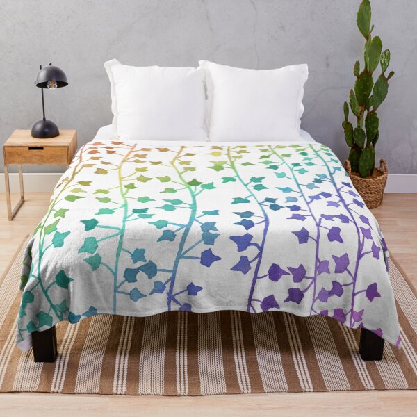 Item preview, Watercolor Rainbow Pastel Vines Pattern designed and sold by monitdesign.