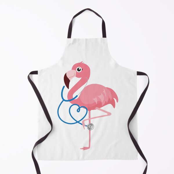 Item preview, Cute flamingo with stethoscope in pediatrics designed and sold by jodirm.