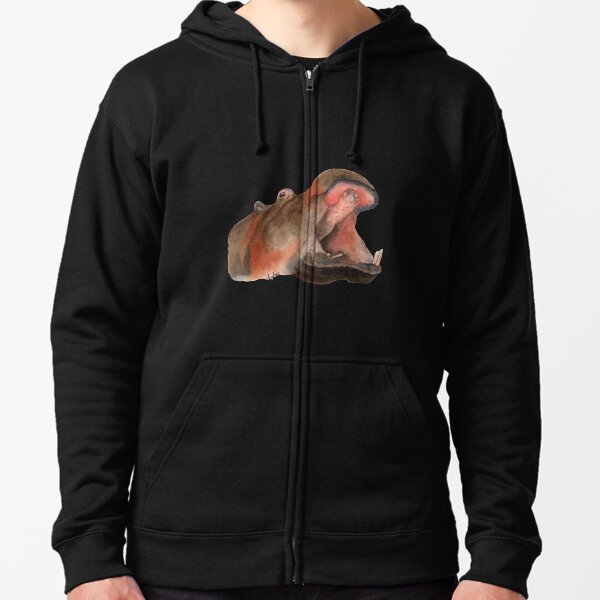 Hungry Hippo Zipped Hoodie