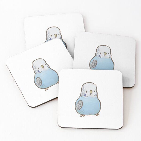 Item preview, blue budgie designed and sold by birbify.