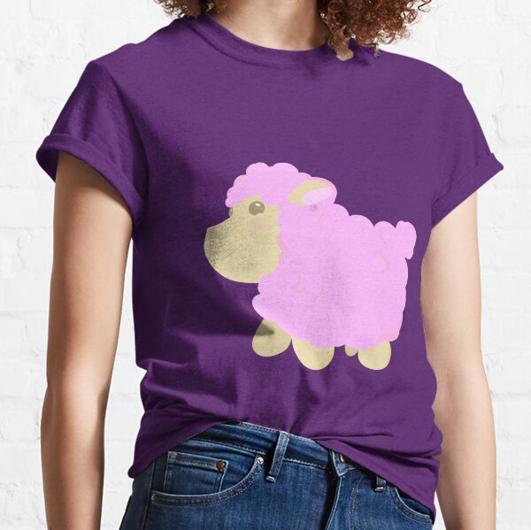 official pink sheep shirt roblox