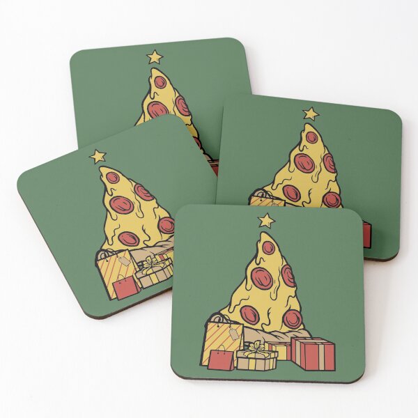 Item preview, Pizza Christmas Tree with Gifts Around It designed and sold by cutenfunny.
