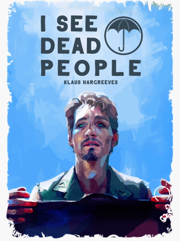 "Klaus umbrella academy Umbrella Academy" Sticker for Sale by