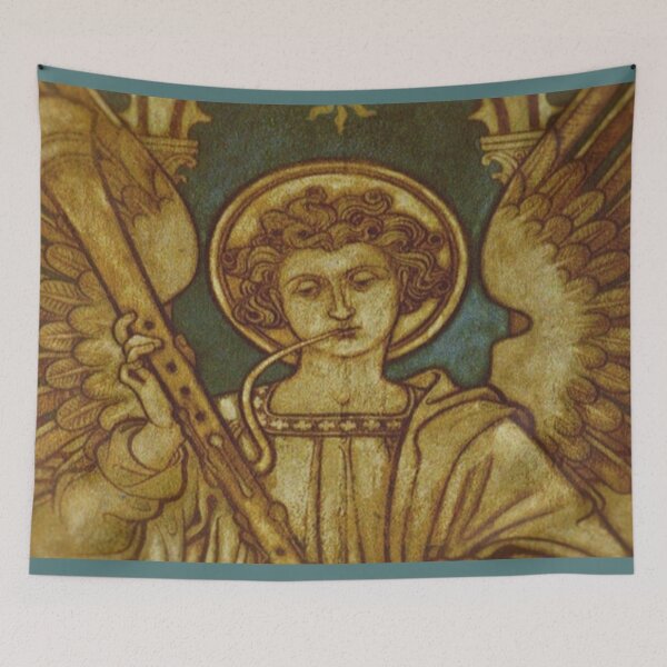 Artikelvorschau, Engel mit Musikinstrument - byzantinische Ikone entworfen und verkauft von Angelkrs.