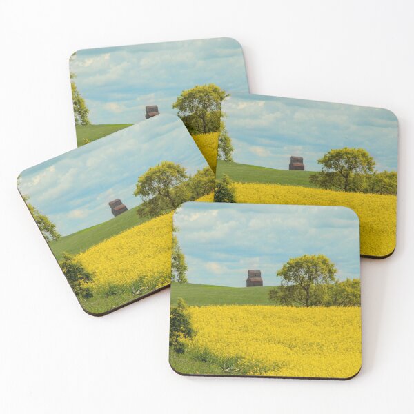 Item preview, Grain Elevator and Blooming Canola designed and sold by marvin barth.