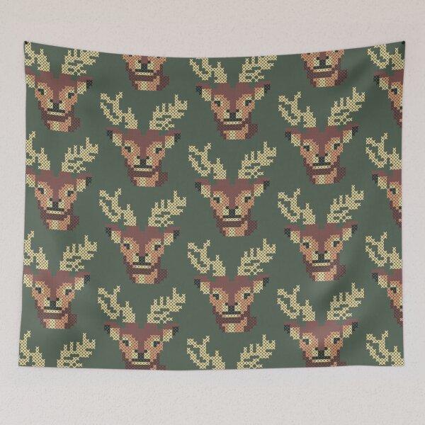 Item preview, Deer Head designed and sold by StitchyWitchy.