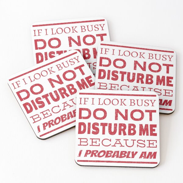 Item preview, RED - Do not disturb me - I'm Busy designed and sold by Masayakana.