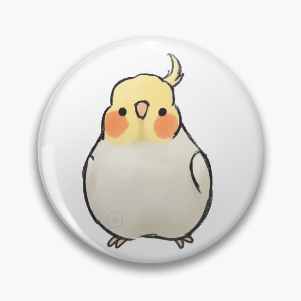 Item preview, lutino cockatiel designed and sold by birbify.