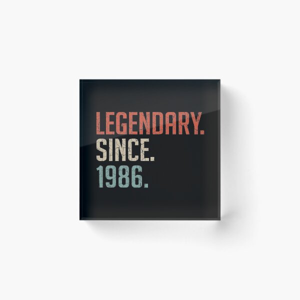 Item preview, Legendary Since 1986 34th Birthday Gift 34 Years Old Vintage 1986 designed and sold by Takatv.