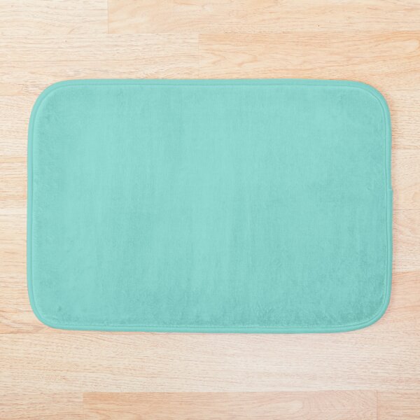 TIFFANY blue color Bath Mat