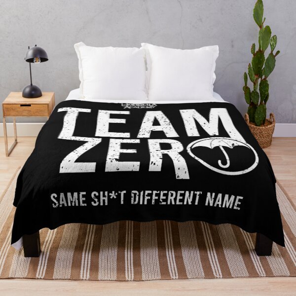 Item preview, UMBRELLA ACADEMY 2: TEAM ZERO (BLACK BACKGROUND & GRUNGE) designed and sold by FunGangStore.