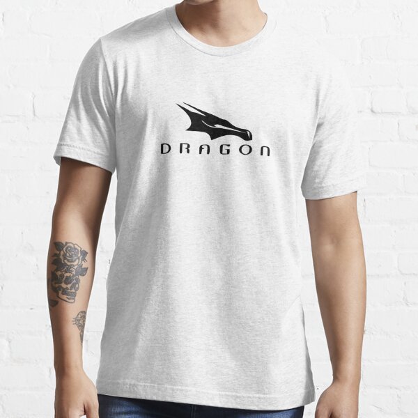 Cool New Vintage SPACEX Dragon Men's Short-Sleeved Standard T-Shirt Black Tee