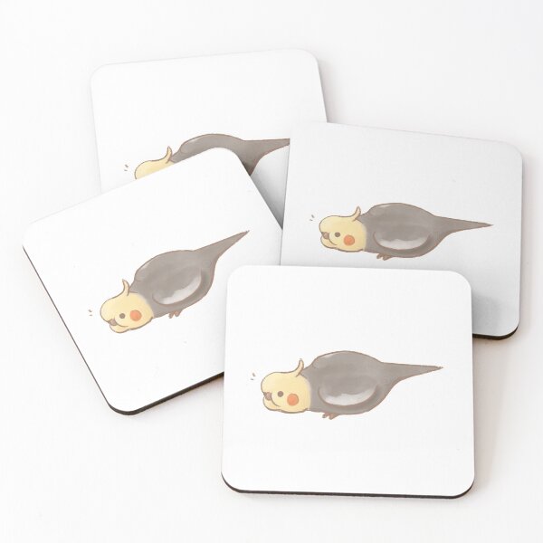 Item preview, normal grey cockatiel designed and sold by birbify.