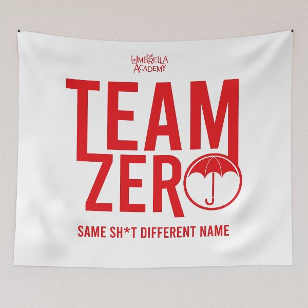 Item preview, UMBRELLA ACADEMY 2: TEAM ZERO (WHITE BACKGROUND) designed and sold by FunGangStore.