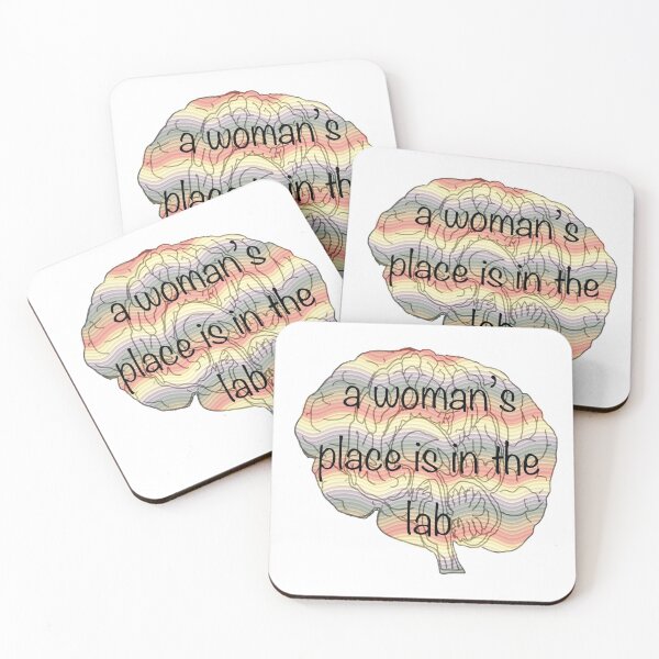 Item preview, a woman’s place is in the lab designed and sold by NeuroNotes.