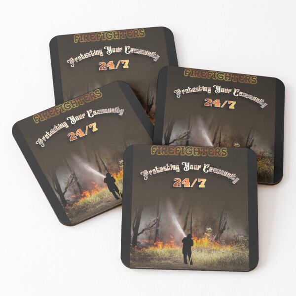 Item preview, Firefighters Protect 24/7 designed and sold by FireGirlinOz.