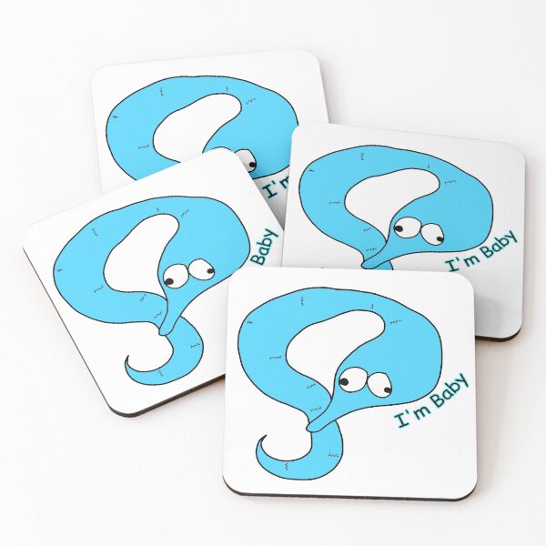 Item preview, Light Blue worm on a string is baby meme designed and sold by Unboltingcat.