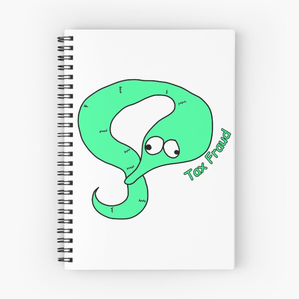 Item preview, Tax Fraud green worm on a string meme designed and sold by Unboltingcat.