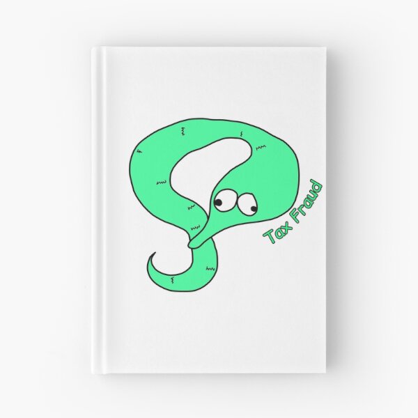 Item preview, Tax Fraud green worm on a string meme designed and sold by Unboltingcat.