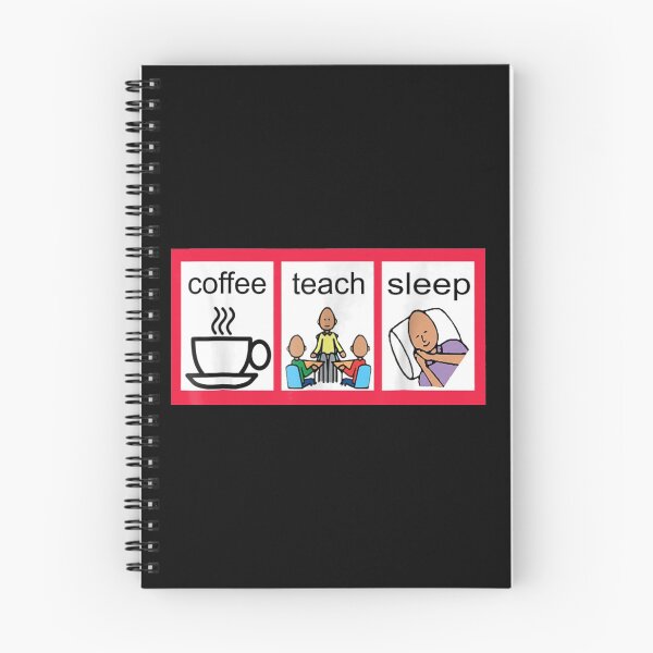 Item preview, Special Ed Visual Schedule Coffee Teach Sleep Tshirt Gift For Fans, For Men And Women, Gift Halloween, Thanksgiving, Christmas Day designed and sold by Relojoaria.