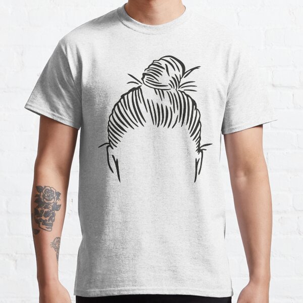 hairstyle - bun Classic T-Shirt