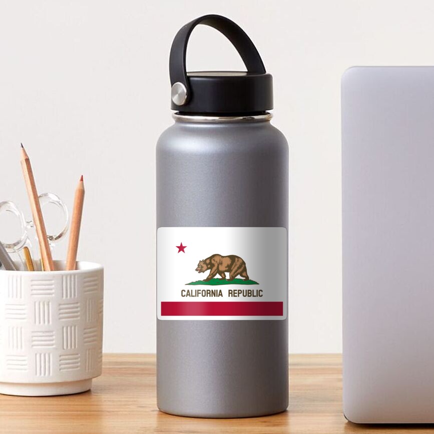 Flag of California Republic / CA / Cali / Californian Official State Flag (USA) Sticker